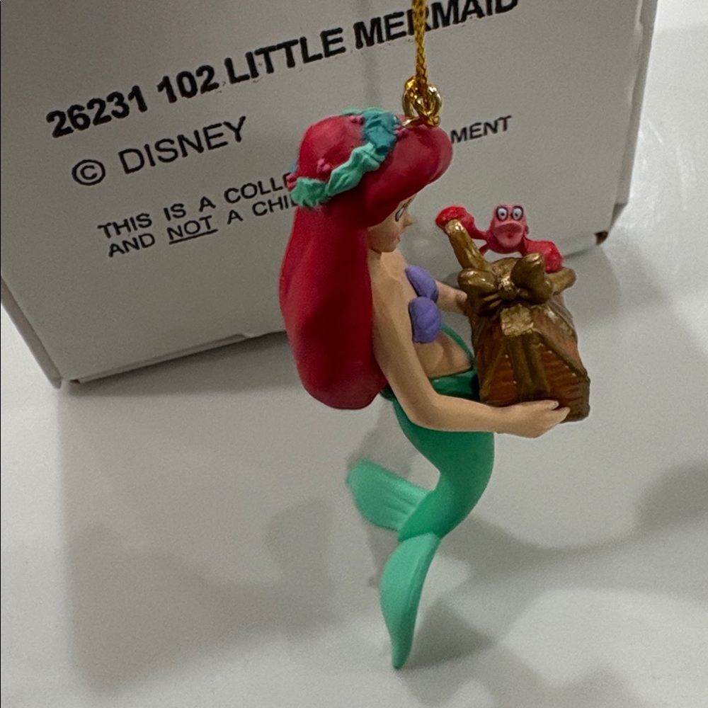 Disney Grolier Little Mermaid Ornament 26231-102 Ariel Sebastian Christmas Magic - Picture 5 of 12